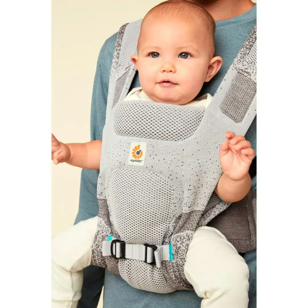 Ergobaby Aerloom Newborn Baby Carrier | Slate Grey