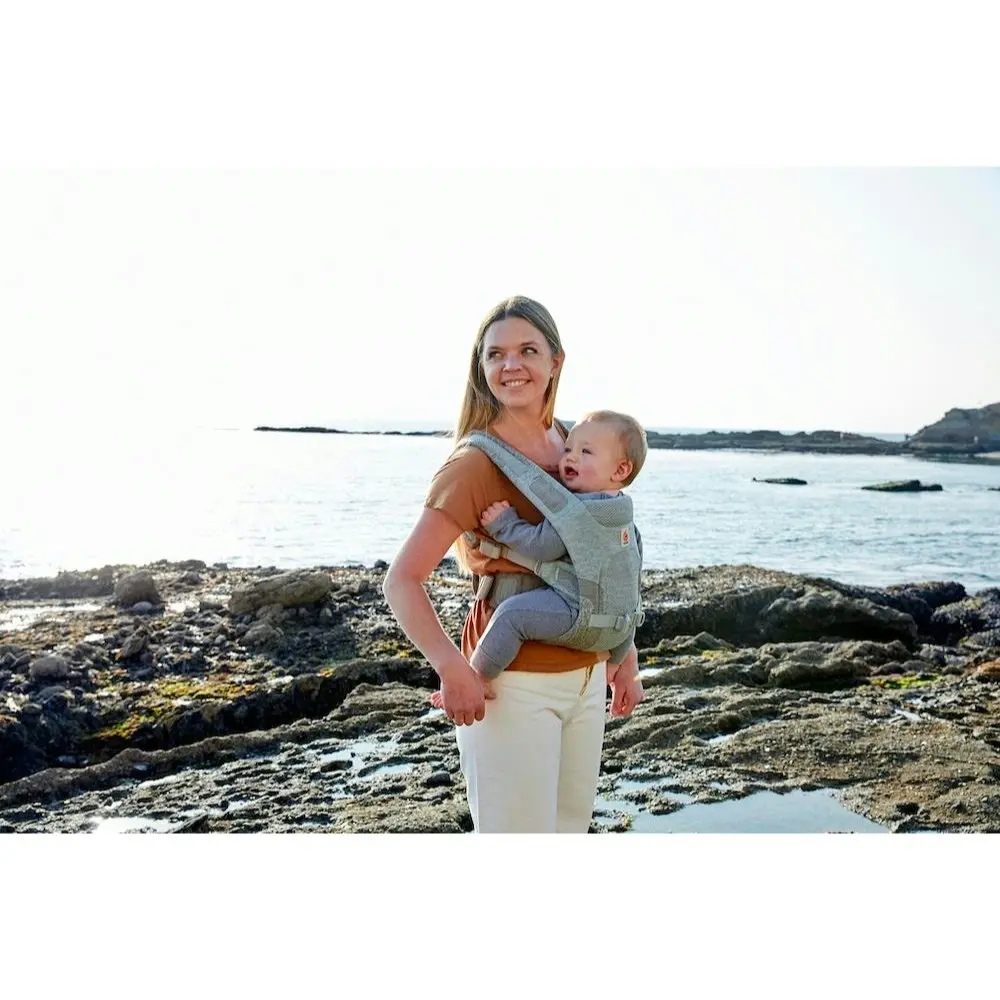 Ergobaby Aerloom Newborn Baby Carrier | Sea Cliff