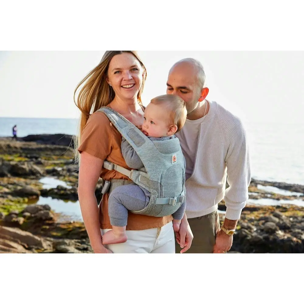 Ergobaby Aerloom Newborn Baby Carrier | Sea Cliff