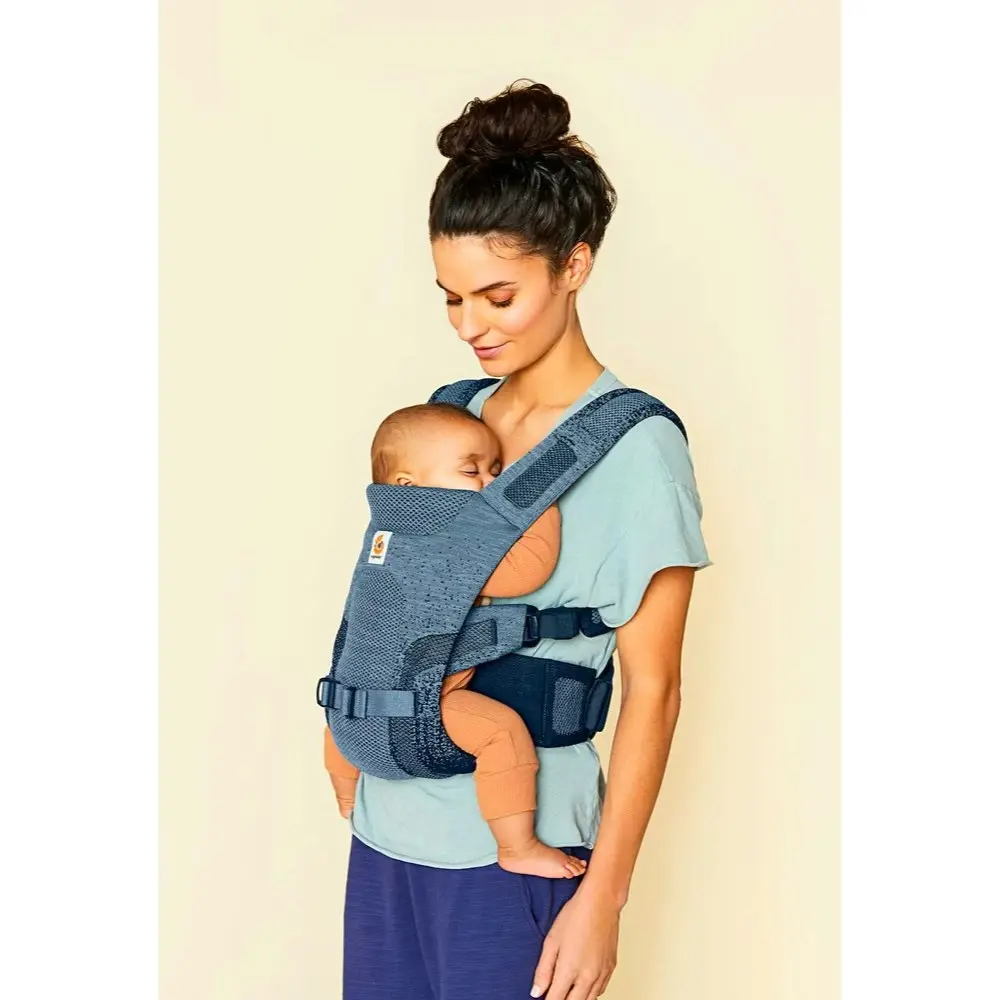 Ergobaby Aerloom Newborn Baby Carrier | Ocean Blue