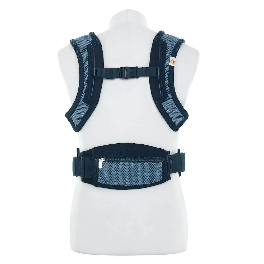 Ergobaby Aerloom Newborn Baby Carrier | Ocean Blue