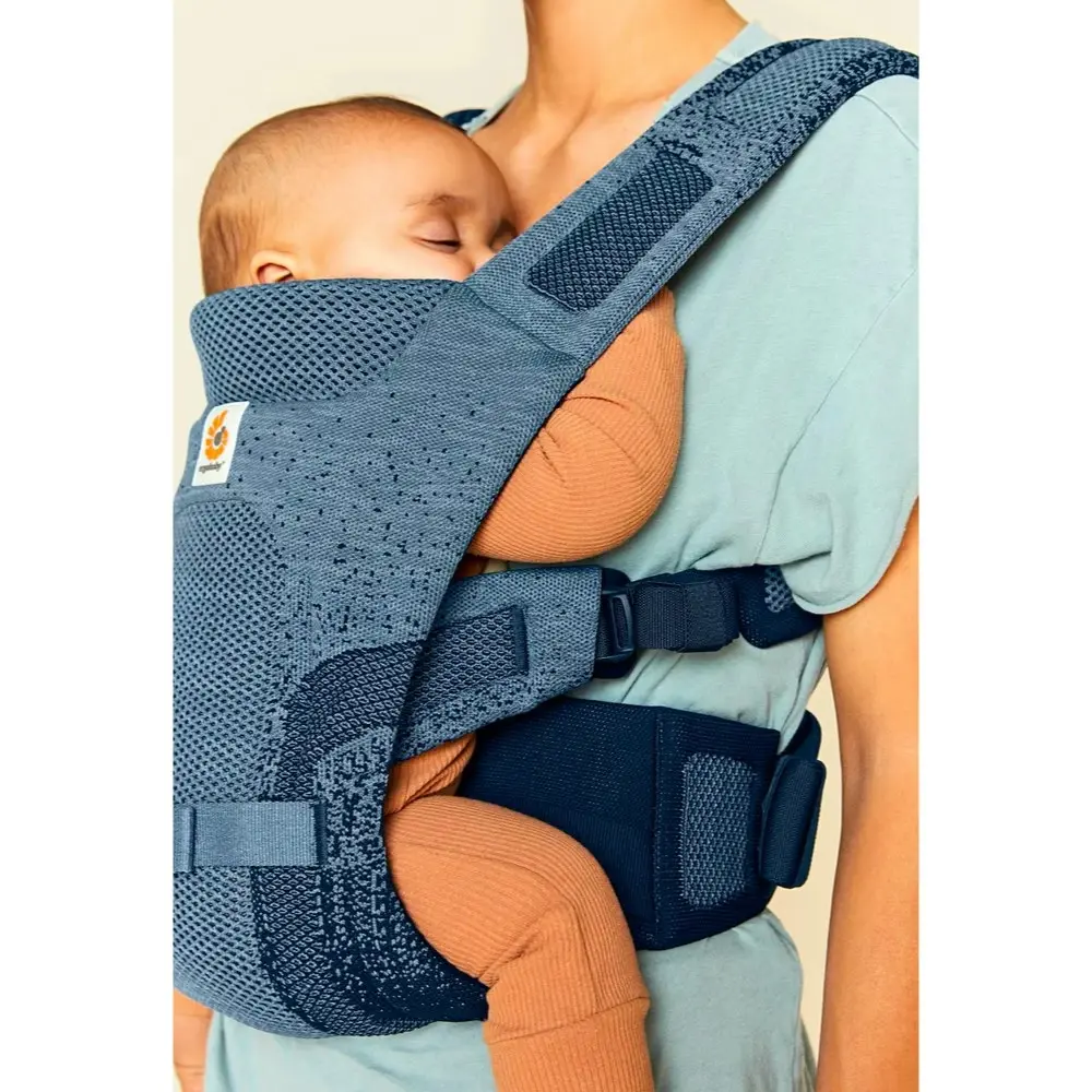 Ergobaby Aerloom Newborn Baby Carrier | Ocean Blue