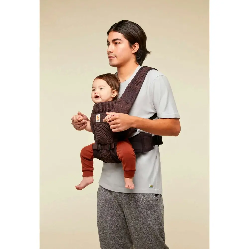 Ergobaby Aerloom Newborn Baby Carrier | Black Pearl