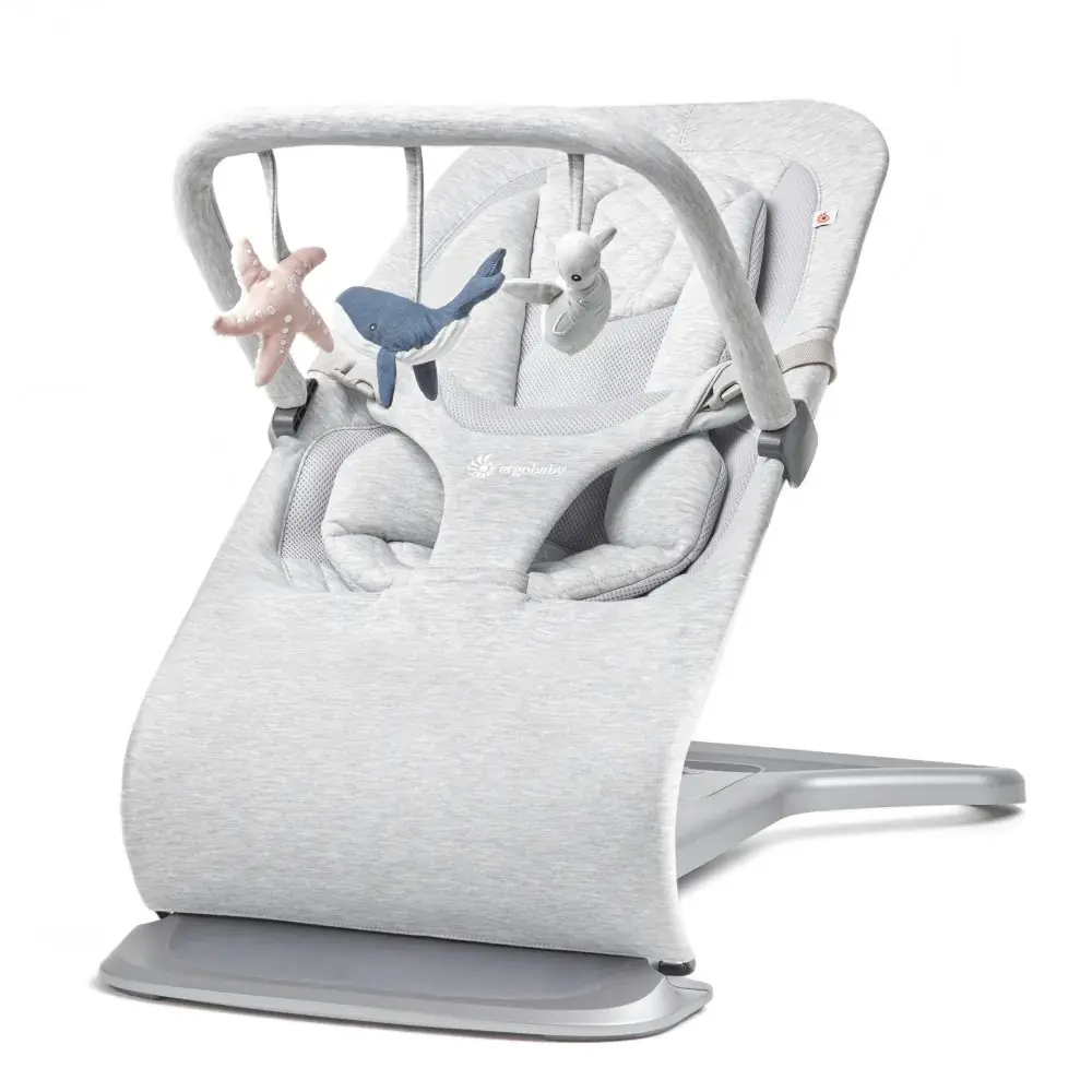 Ergobaby Evolve 3 in 1 Bouncer | Light Grey