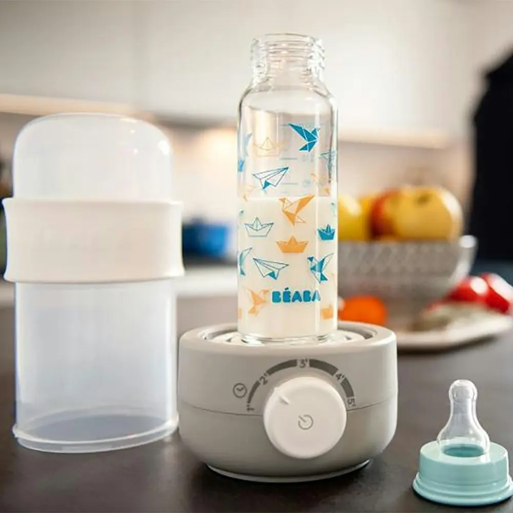 Beaba Baby Milk Second Bottle Warmer - Grey