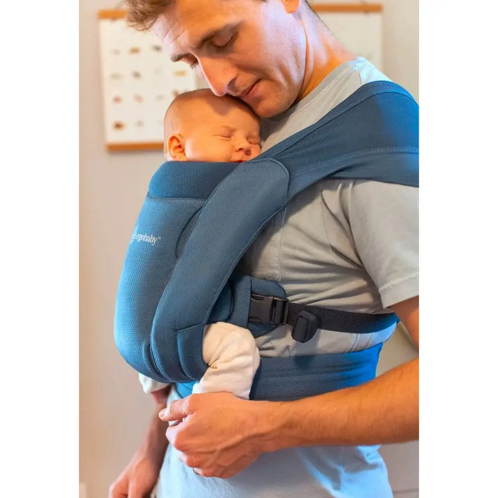 Ergobaby Embrace Soft Air Mesh Newborn Baby Carrier | Blue