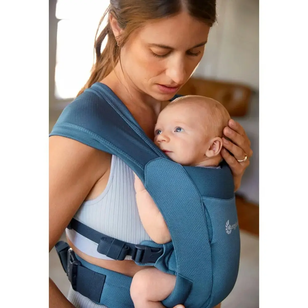 Ergobaby Embrace Soft Air Mesh Newborn Baby Carrier | Blue