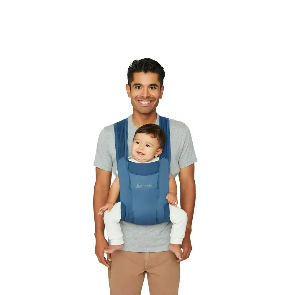 Ergobaby Embrace Soft Air Mesh Newborn Baby Carrier | Blue