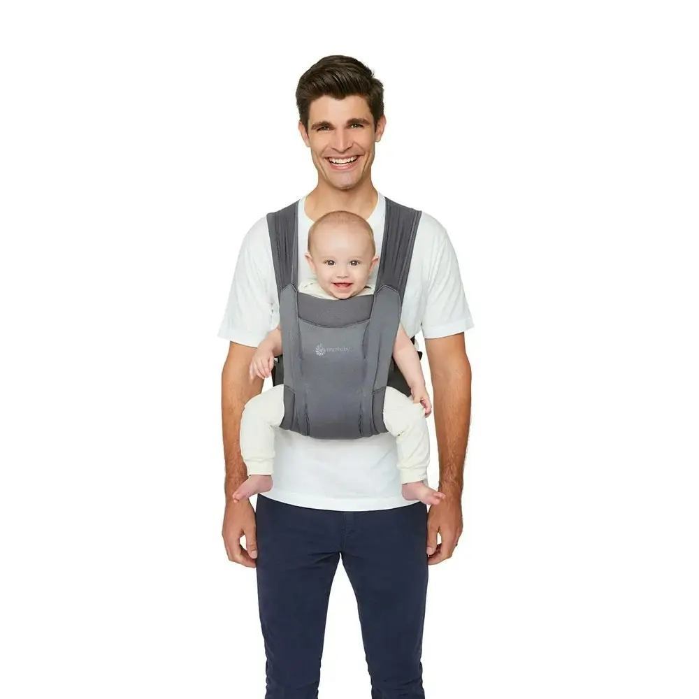 Ergobaby Embrace Soft Air Mesh Newborn Baby Carrier | Washed Black