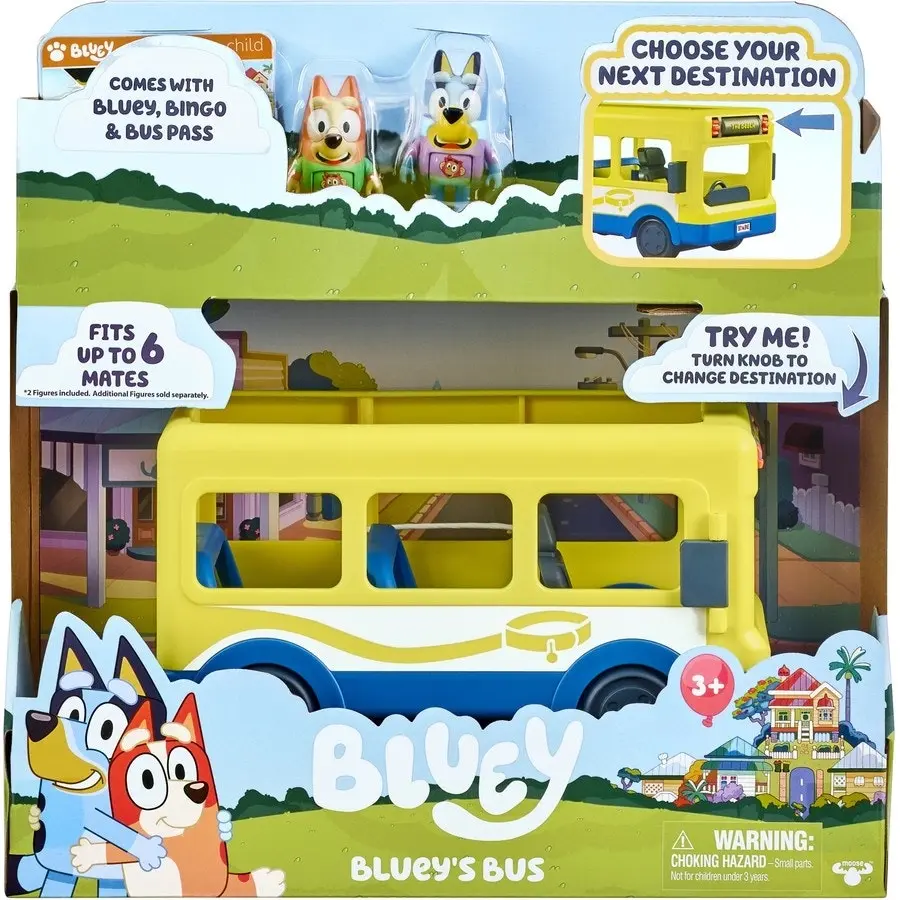 Bluey's Brisbane Bus Adventure Playset