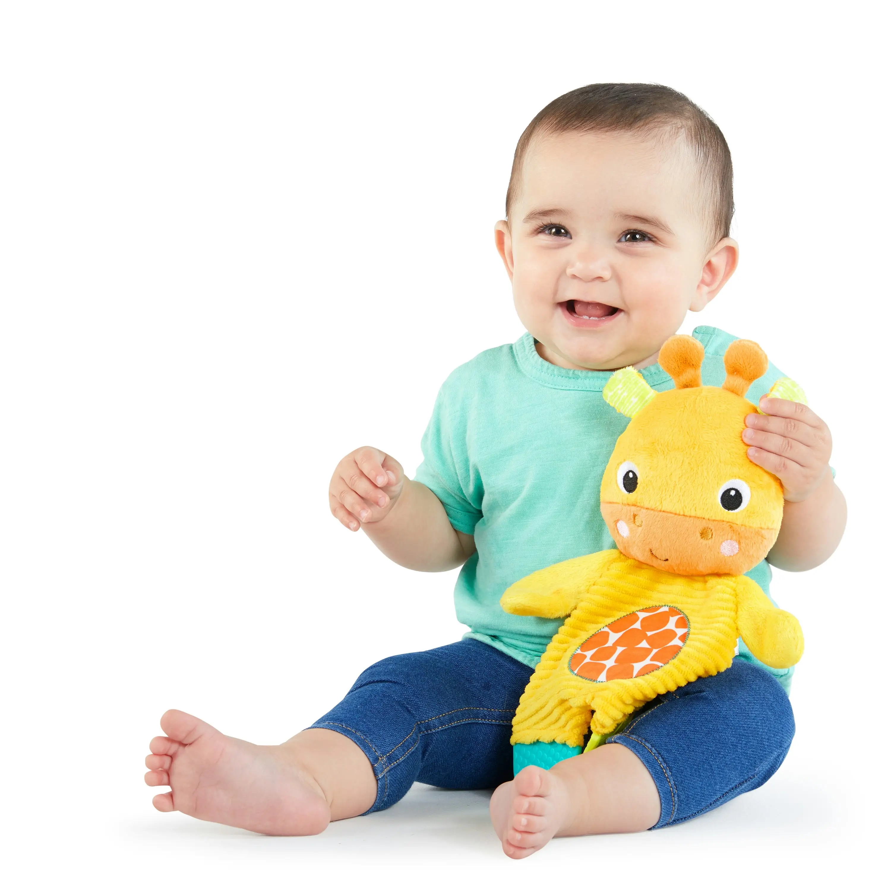 Bright Starts Snuggle and Teethe Plush Teether - Giraffe