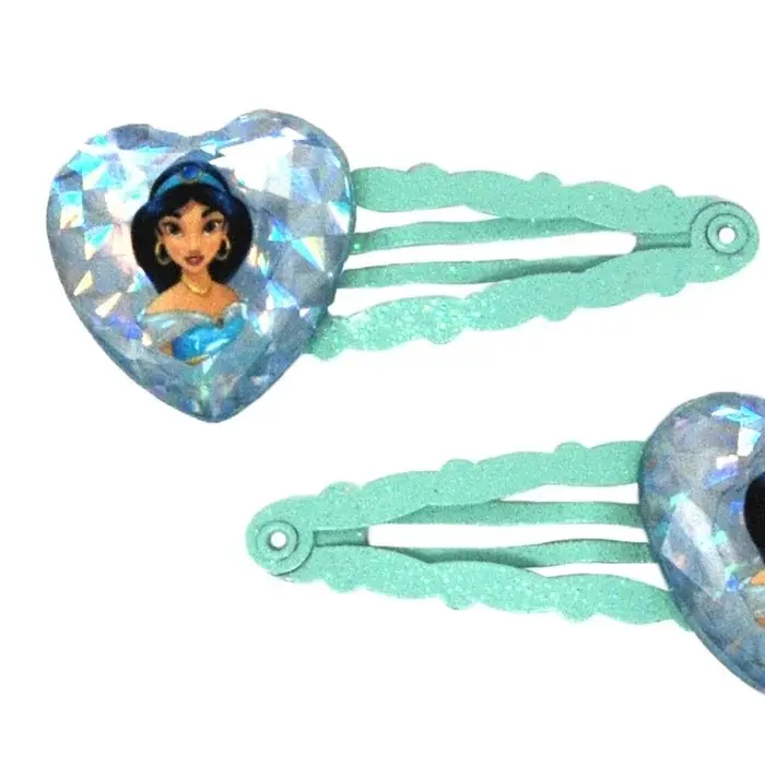 Jasmine Heart Gem Snapclips