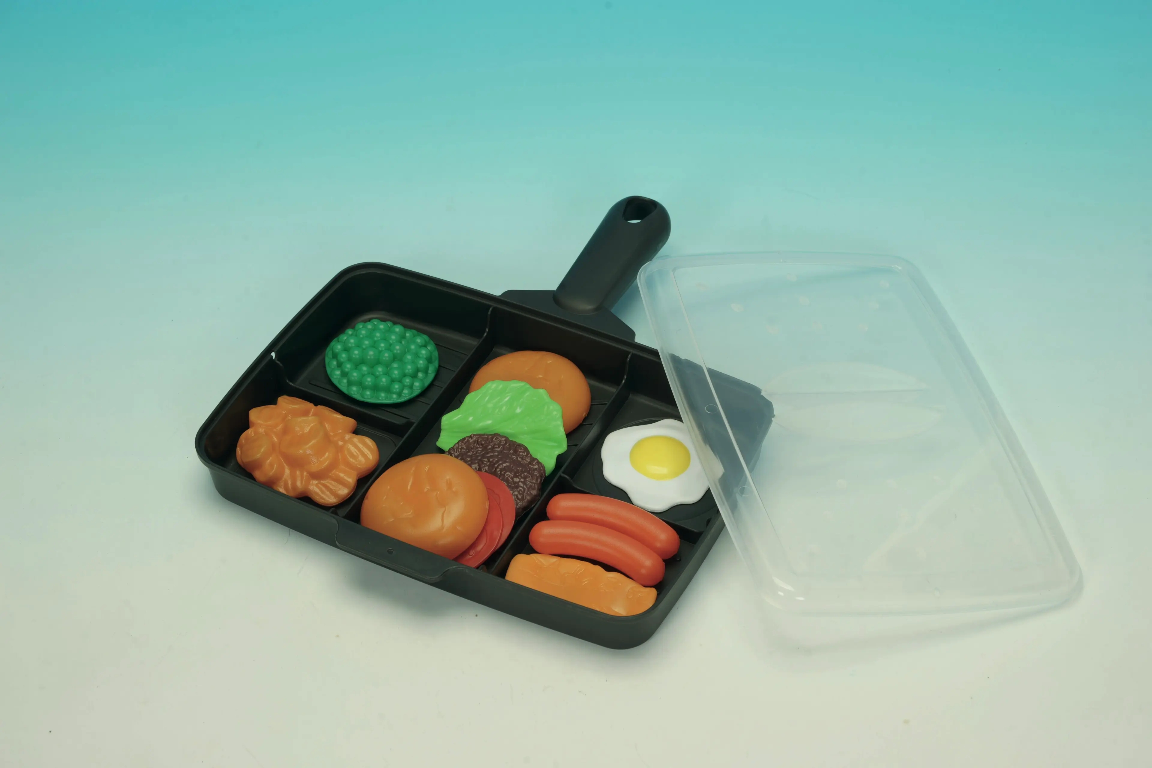 Cast Iron Cooking Pan Playset