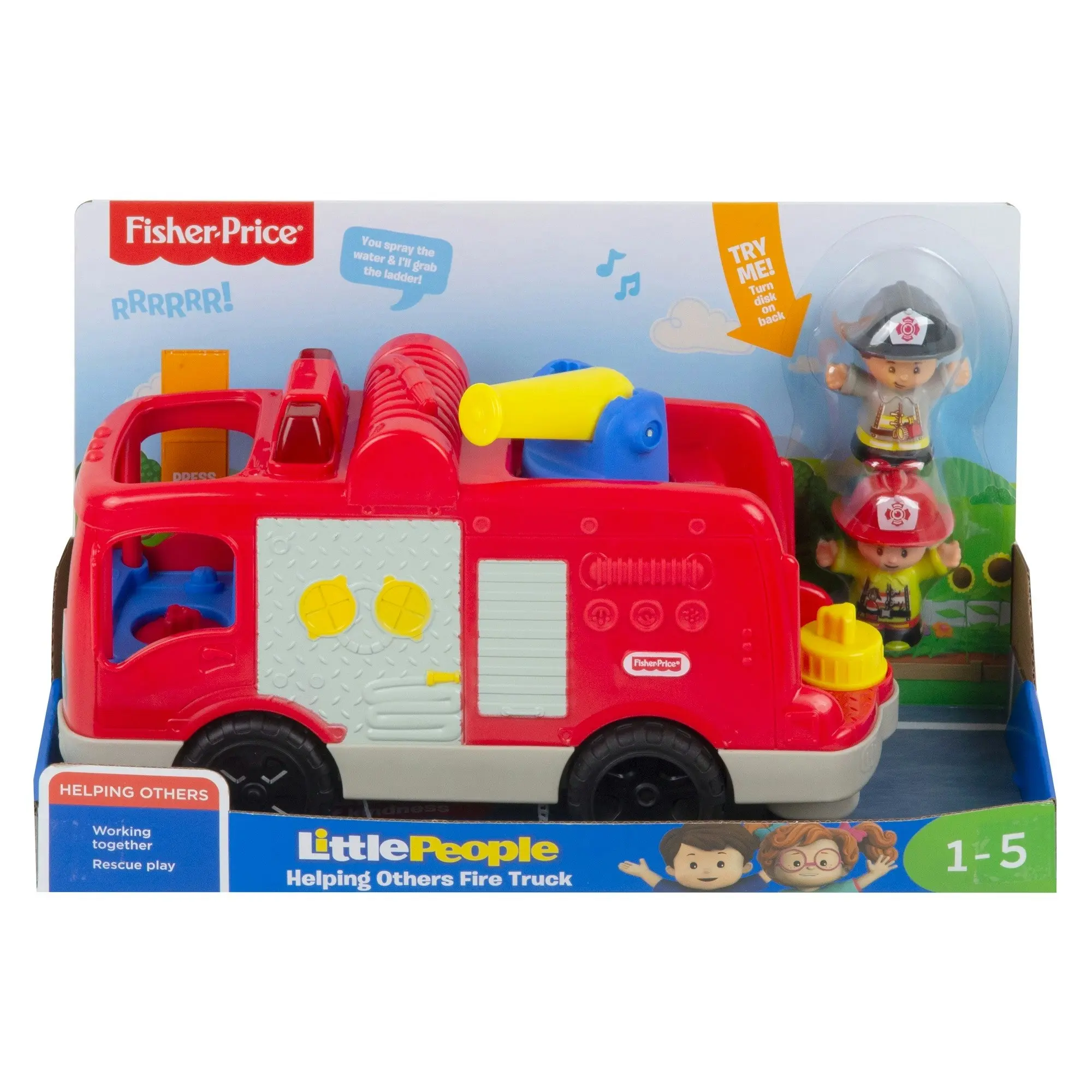 Fisher-Price Little People Helping Others Fire Truck