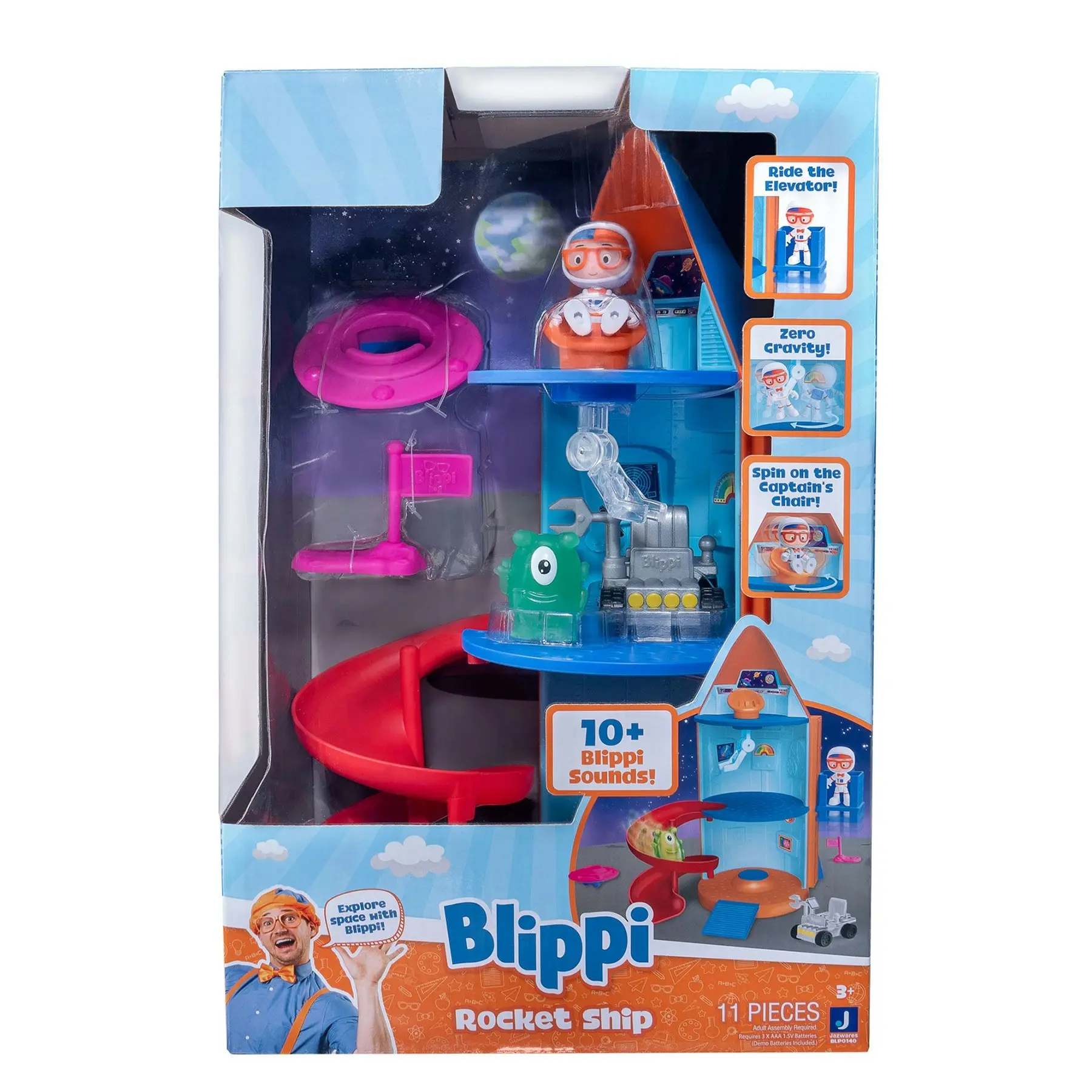 Blippi Rocket Ship Play Set