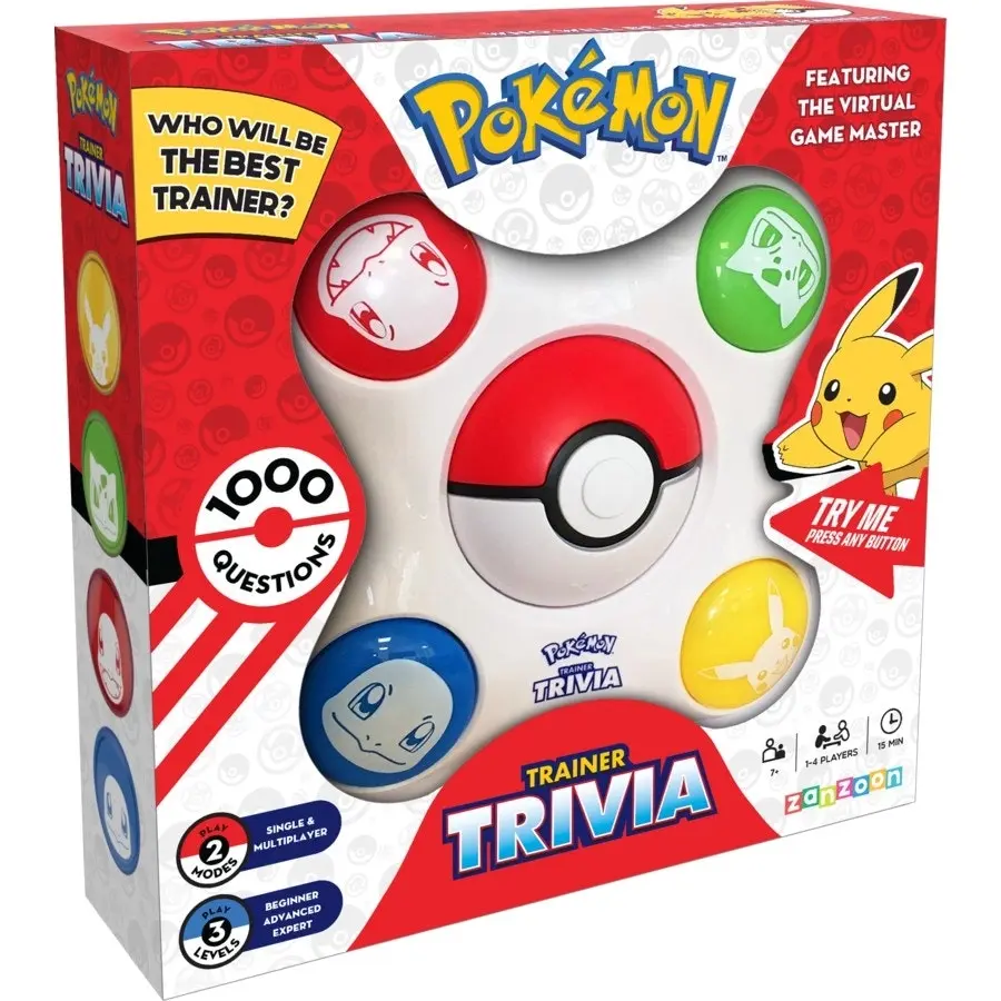 Pokemon Trainer Electronic Trivia Game