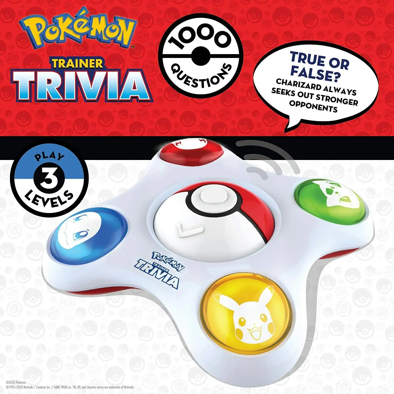 Pokemon Trainer Electronic Trivia Game