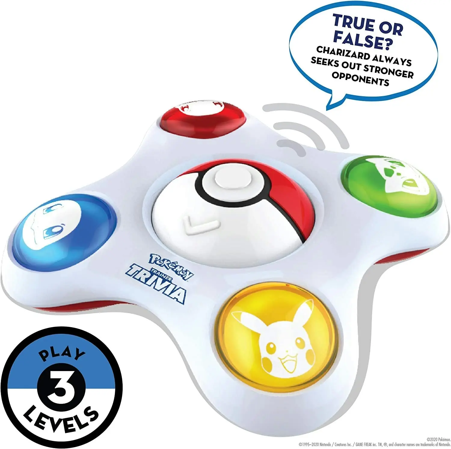 Pokemon Trainer Electronic Trivia Game