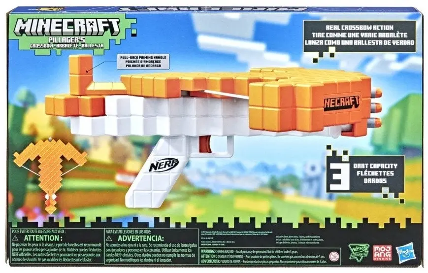 Nerf Minecraft Pillager's Crossbow