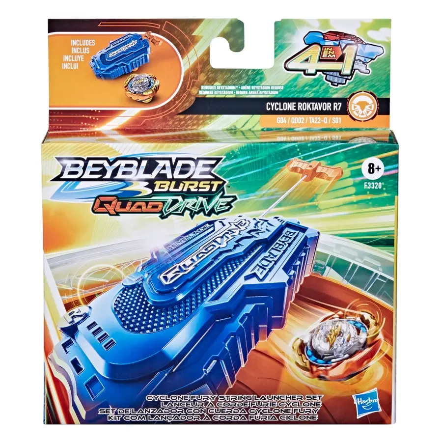 Beyblade Burst QuadDrive Cyclone Fury String Launcher Set