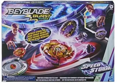 Beyblade Burst Surge Speedstorm Motor Strike Battle Set