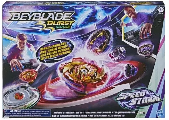 Beyblade Burst Surge Speedstorm Motor Strike Battle Set