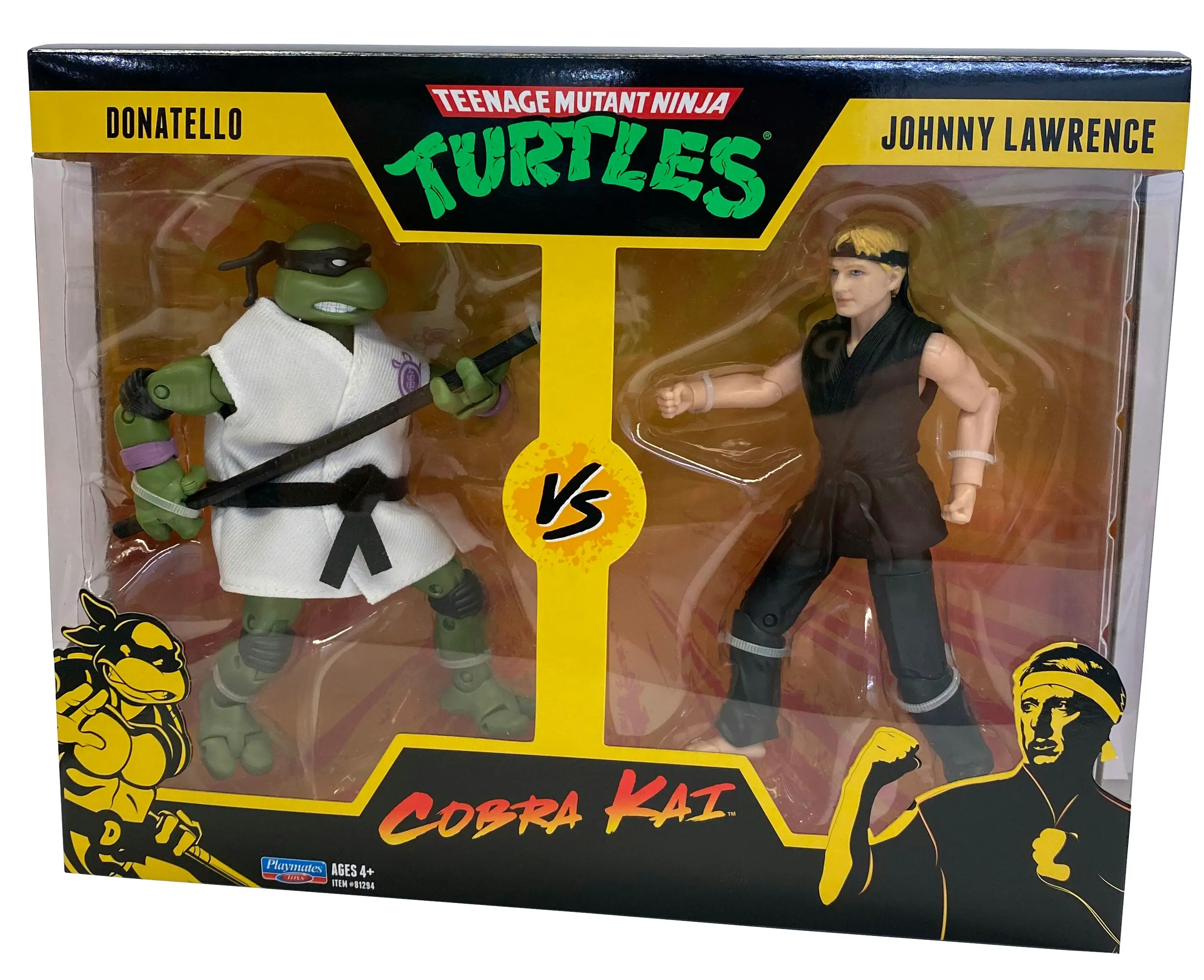 TMNT VS Cobra Kai 2-Pack 6" Figure Donnie Vs Johnny Lawrence