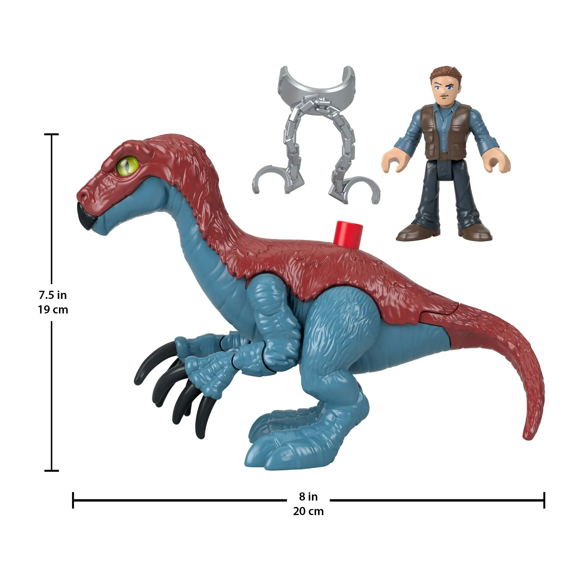 Imaginext Jurassic World Therizinosaurus & Owen