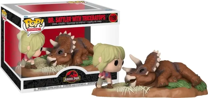 POP! Vinyl Moments: Jurassic Park Triceratops with Dr. Ellie Sattler!