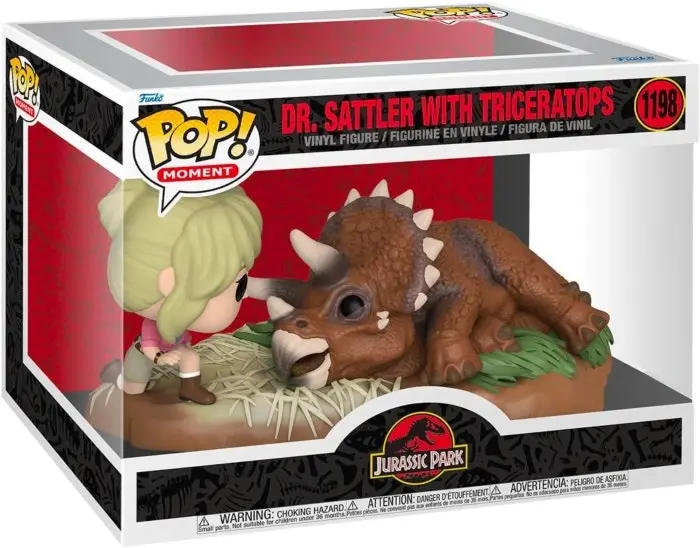 POP! Vinyl Moments: Jurassic Park Triceratops with Dr. Ellie Sattler!