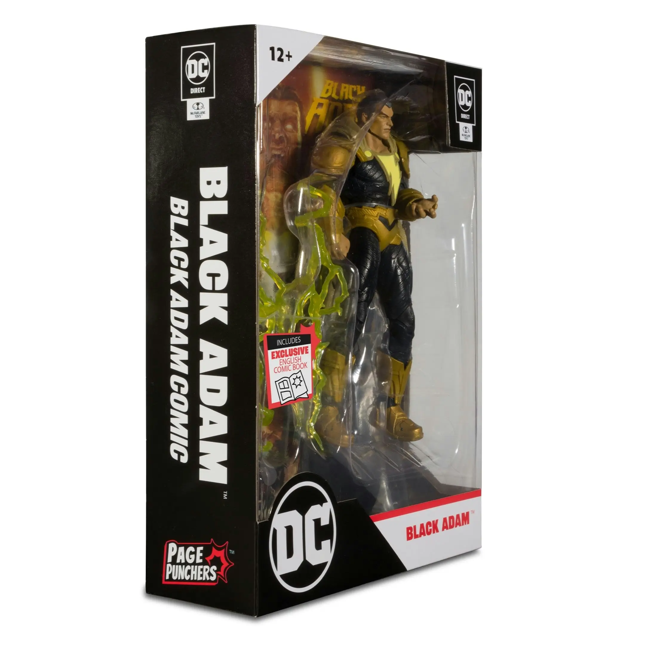 Dc Direct 7In Comic With Figure Black Adam with Exclusive Comic