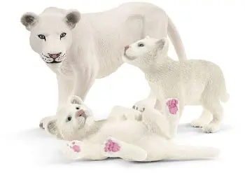 Schleich - Lion Mother with Cubs