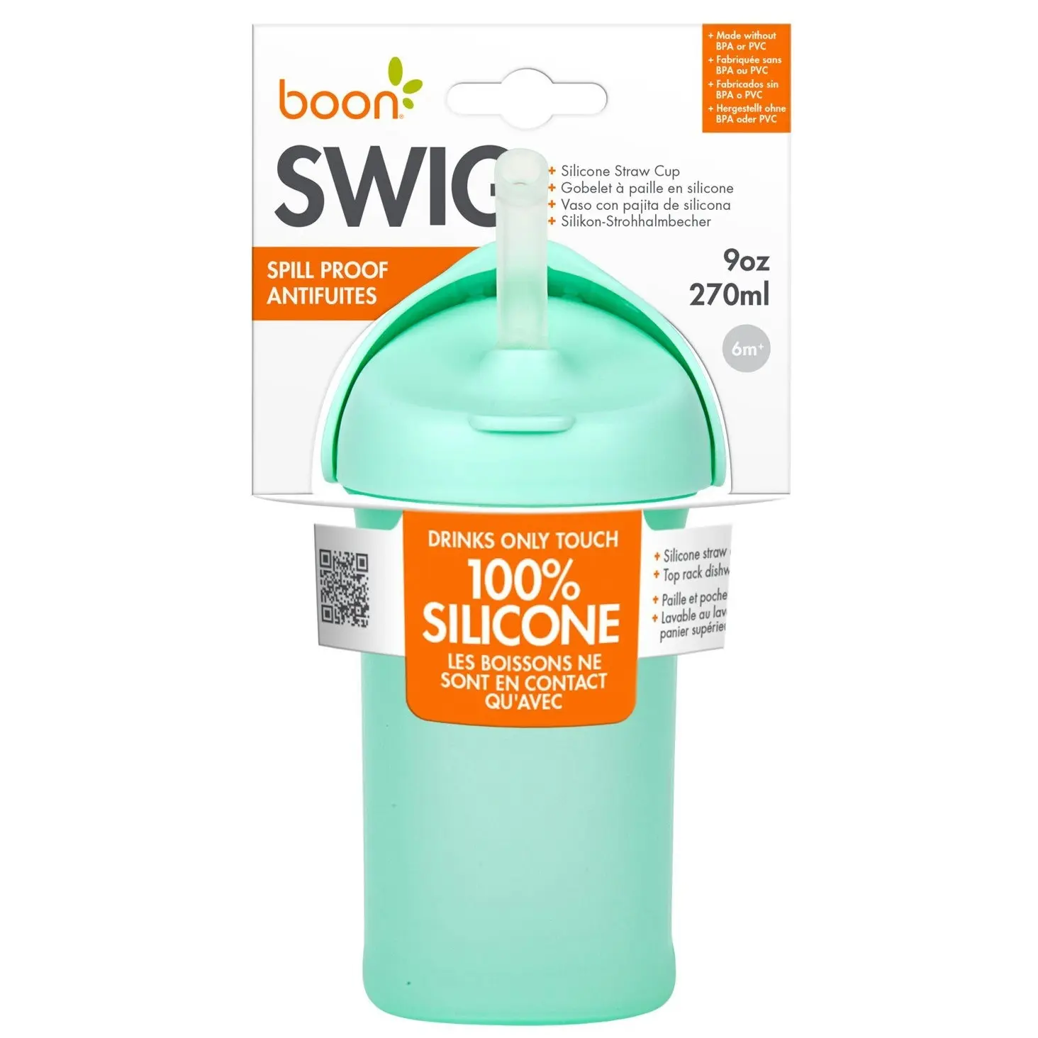 Boon Swig Straw 10oz Mint