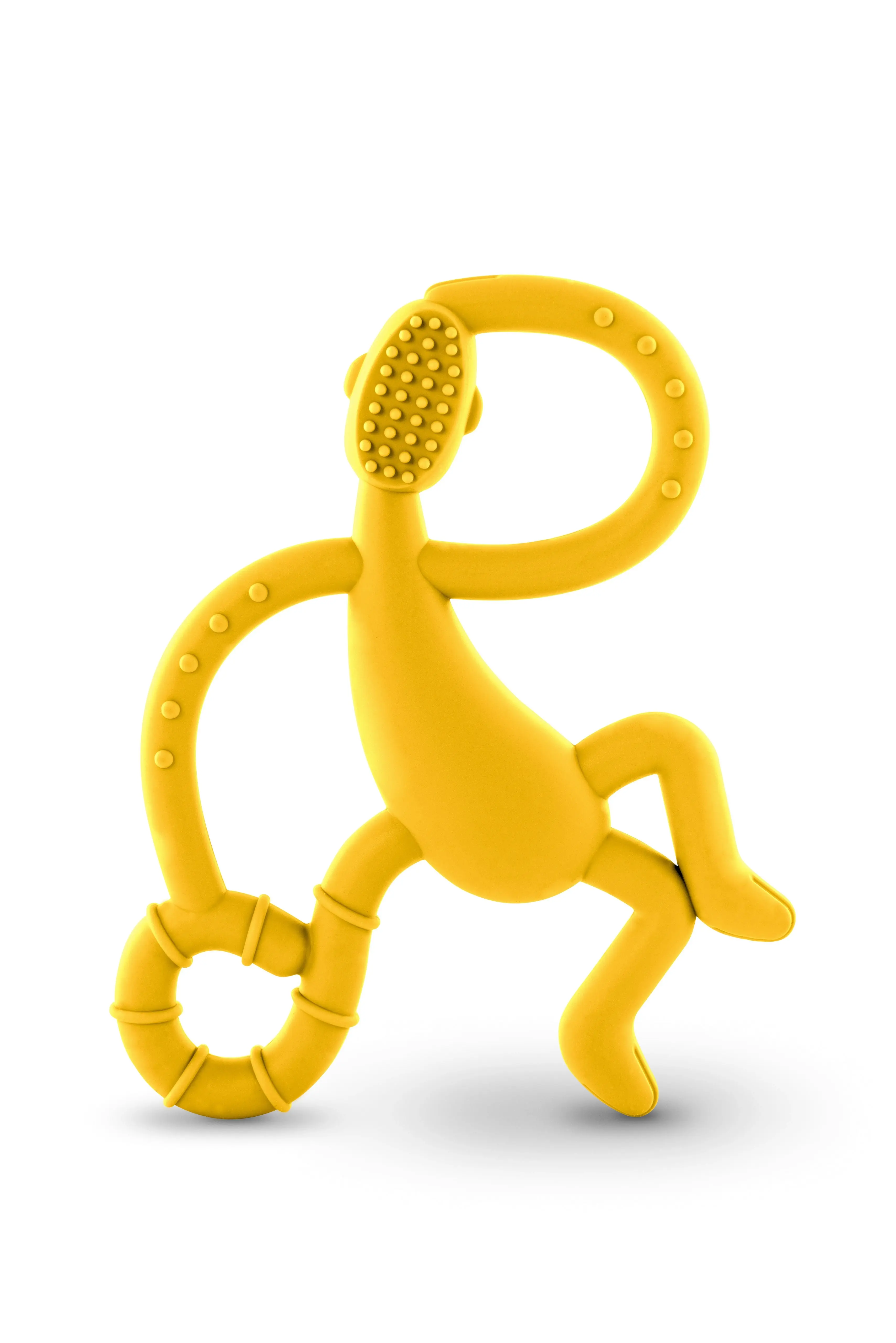 Matchstick Monkey Dancing Monkey Teether Yellow