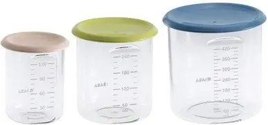 Beaba Tritan Portions Food Jar 3 Pack 120ml/240ml/420ml