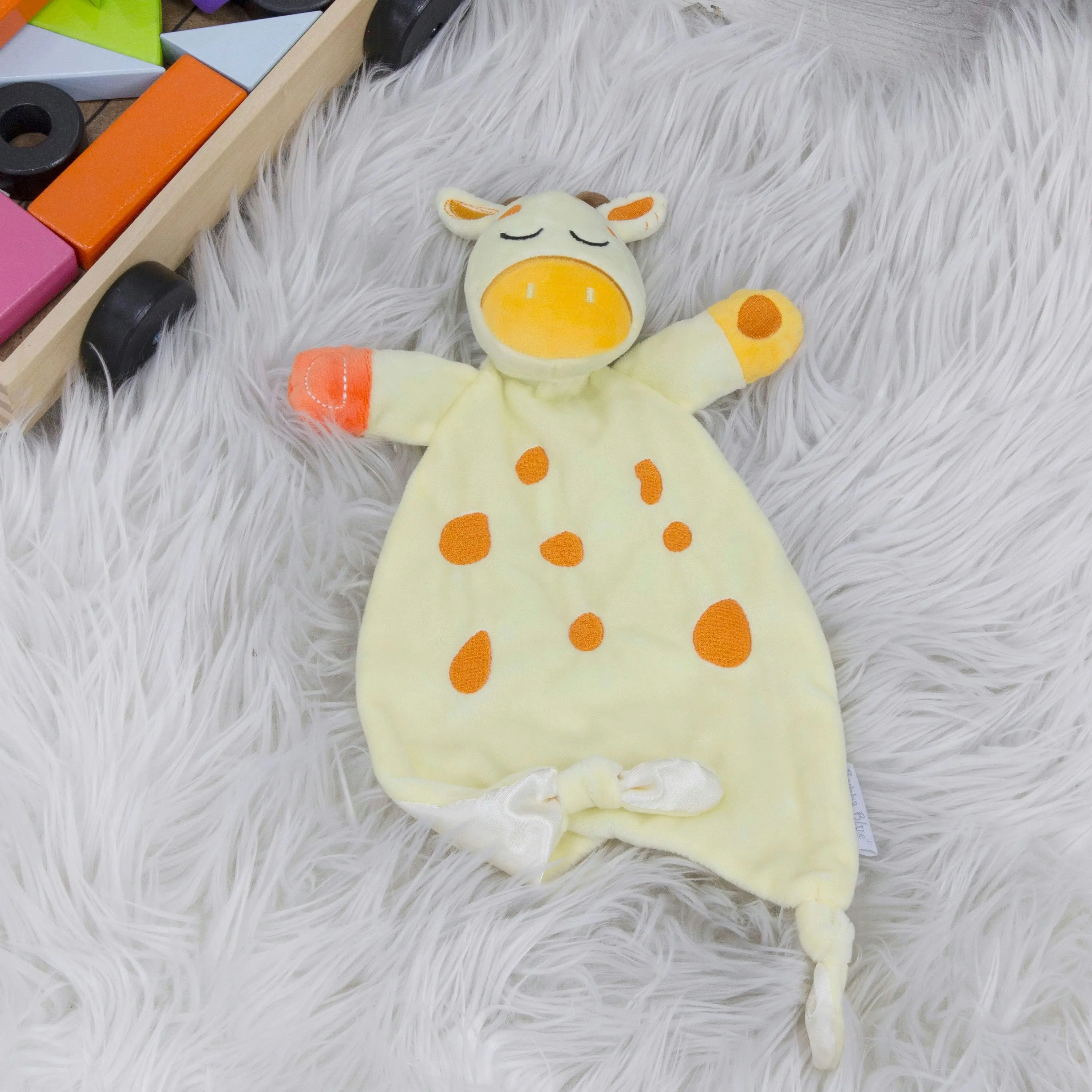 Bubba Blue Giraffe Security Blanket