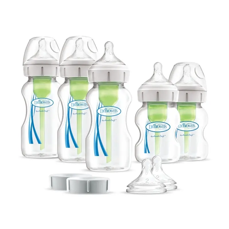 Dr Browns Wide Neck Options+ Newborn Feeding Set