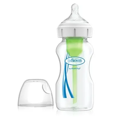 Dr Browns 270 ML Wide Neck Feeding Bottle Lv 1 Teat 1 Pack