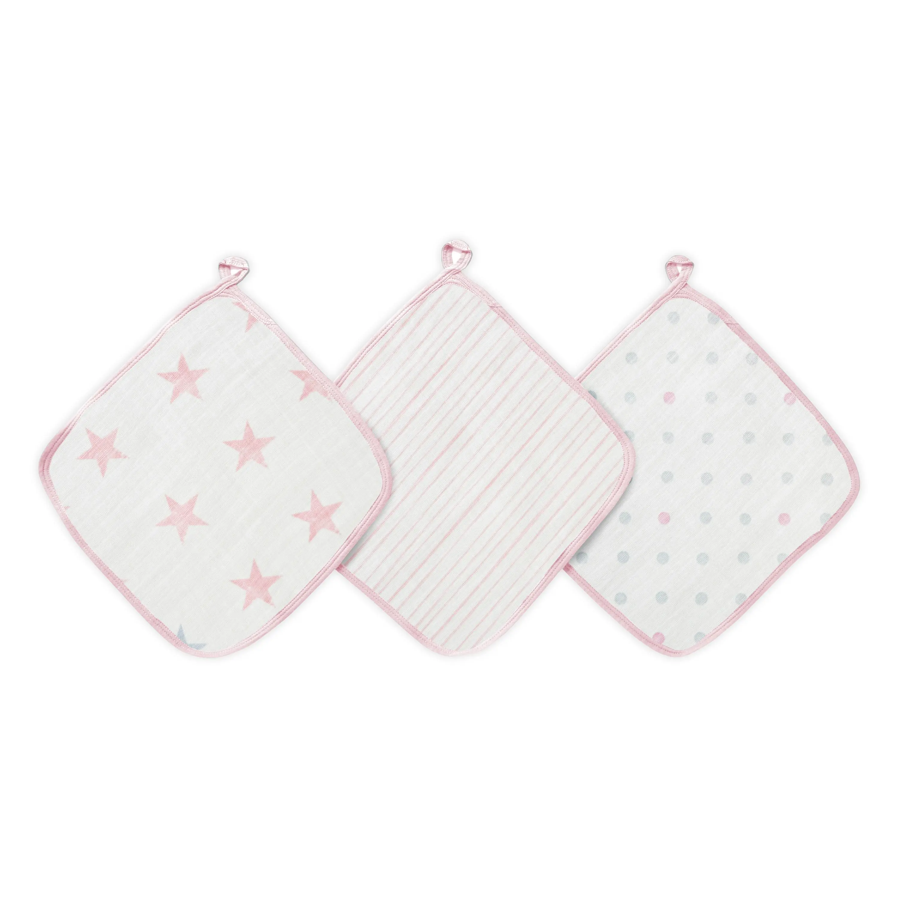 Aden Doll 3-Pack Aden Washcloths