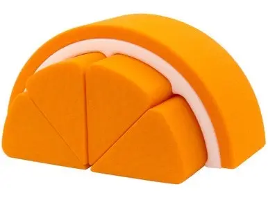 Living Textiles Silicone Orange Puzzle