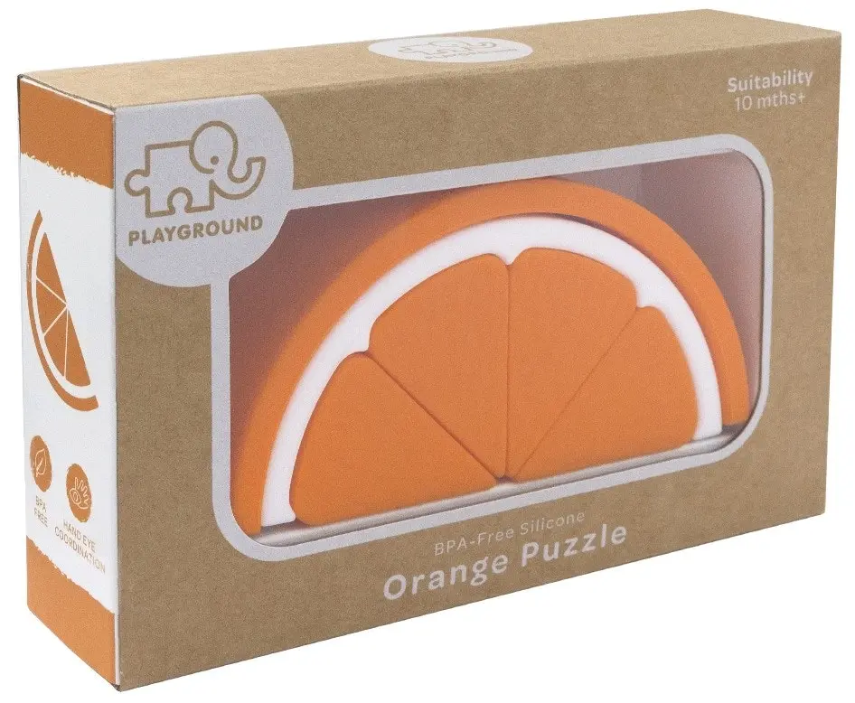 Living Textiles Silicone Orange Puzzle