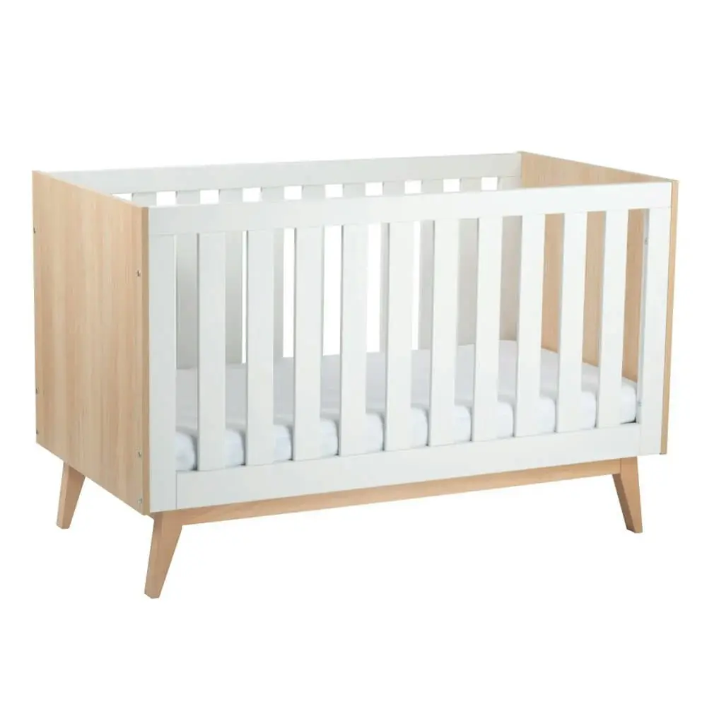 Babyrest Tommi Cot Oak/White 140X70Cm