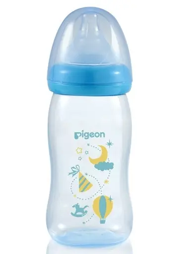 PIGEON Softouch Bottle PP Blue 240ml