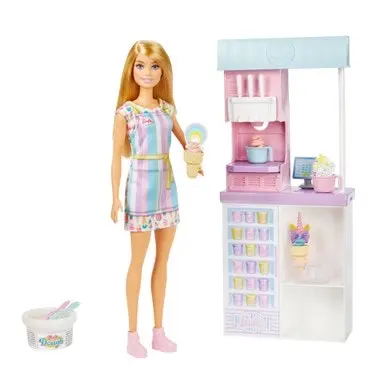 Barbie Ice Cream Shop Playset