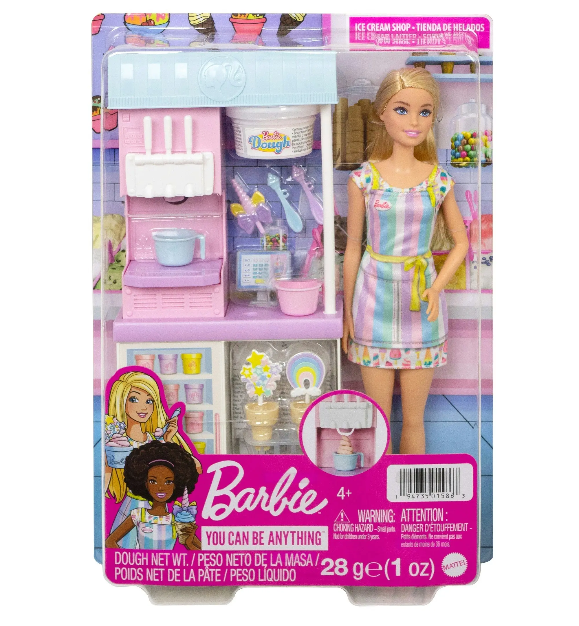 Barbie Ice Cream Shop Playset