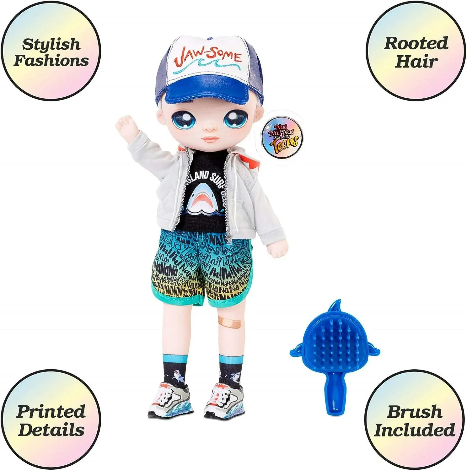 Na! Na! Na! Surprise Teens Fashion Doll - Quinn Nash (Shark Inspired) 28cm