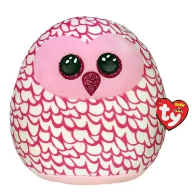 Ty Squish A Boo 10" Pinky Owl