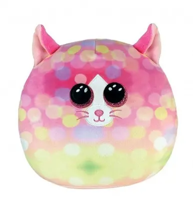 Squish A Boo 10" Sonny Cat Pink Pattern