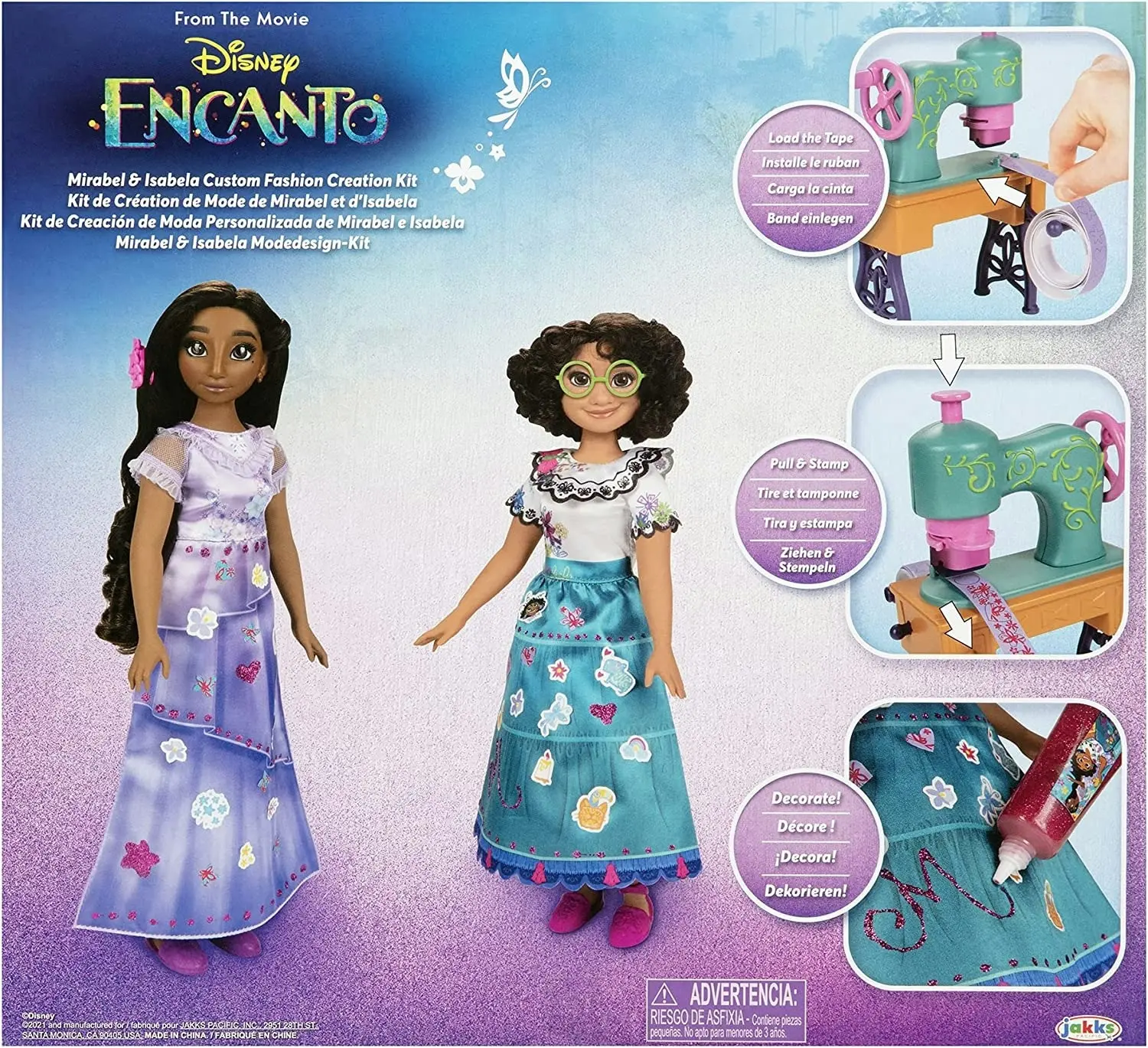 Disney Encanto Mirabel and Isabela Custom Fashion Creation Kit