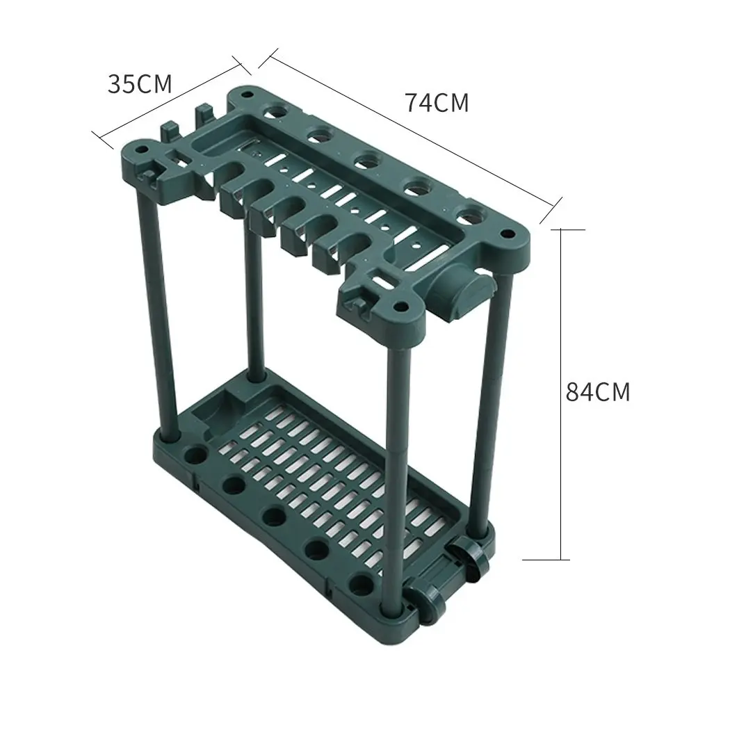 Traderight Garden Farm Shed Garage Tools Storage Rack Handles Organizer Holder